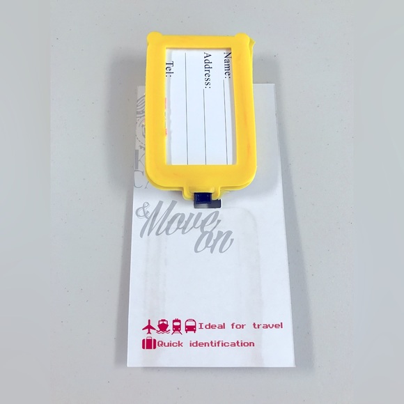 Silicone Luggage Tag - Pick One - Picture 3 of 9